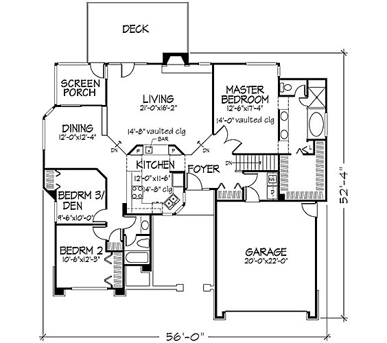main floor house blueprint