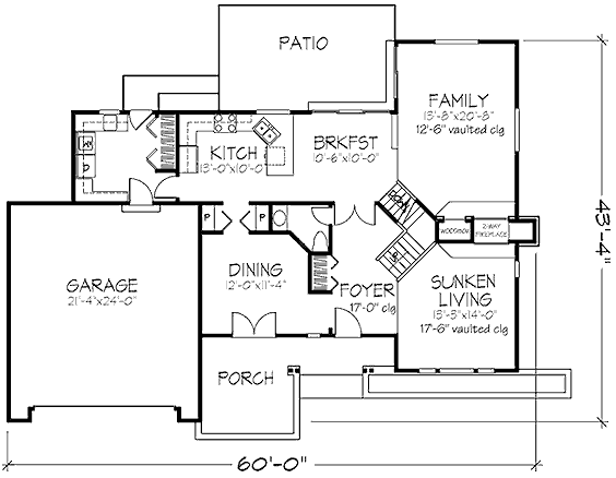 main floor house blueprint