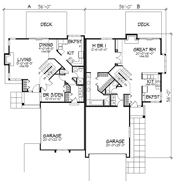 main floor house blueprint