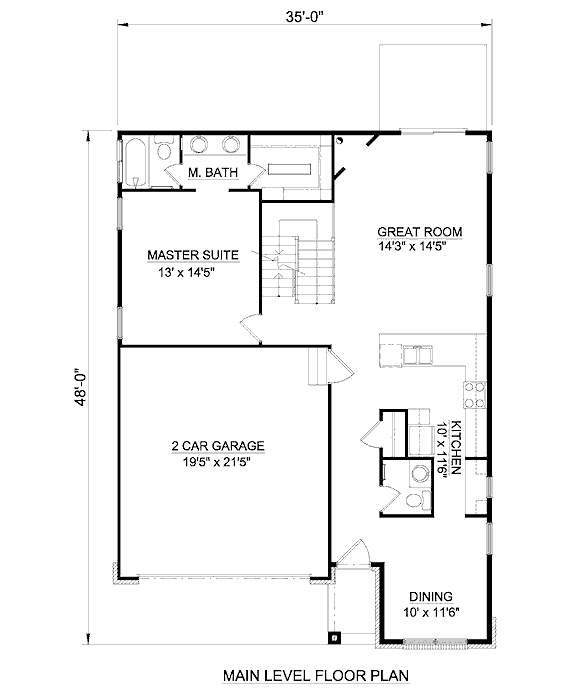 main floor house blueprint