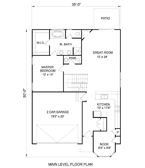 main floor house blueprint