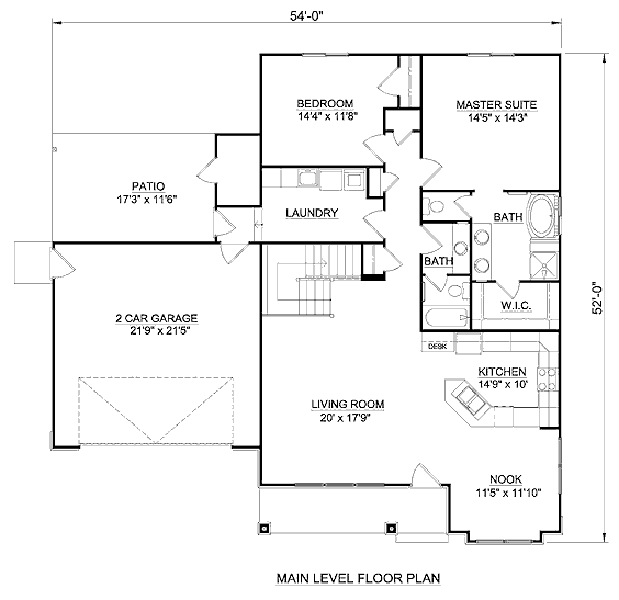 main floor house blueprint