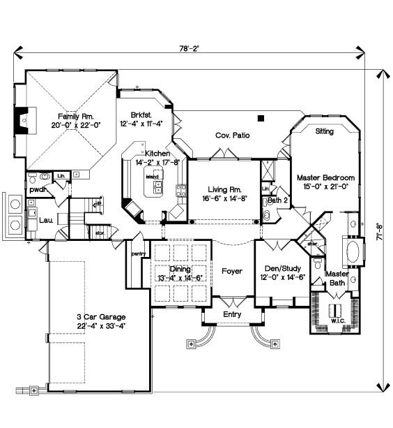 main floor house blueprint