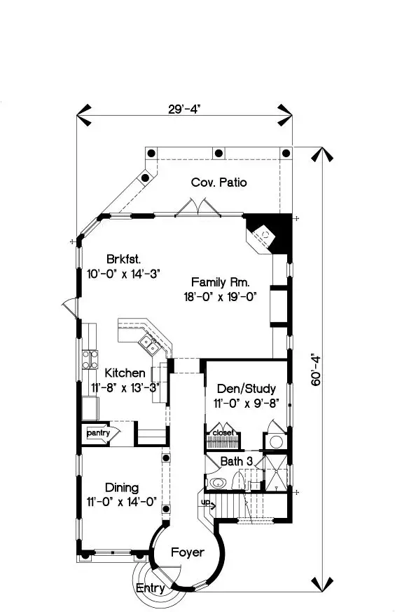 main floor house blueprint