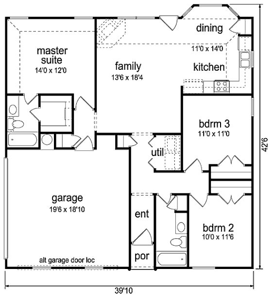 main floor house blueprint