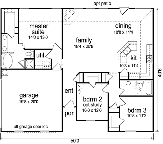 main floor house blueprint