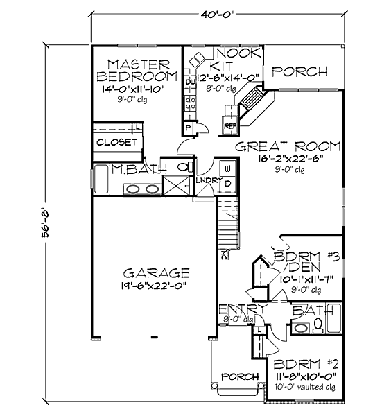 main floor house blueprint