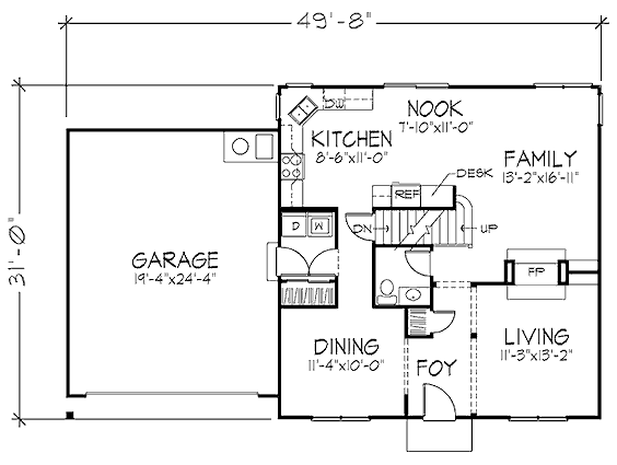 main floor house blueprint