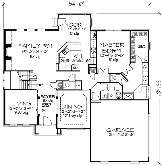 main floor house blueprint