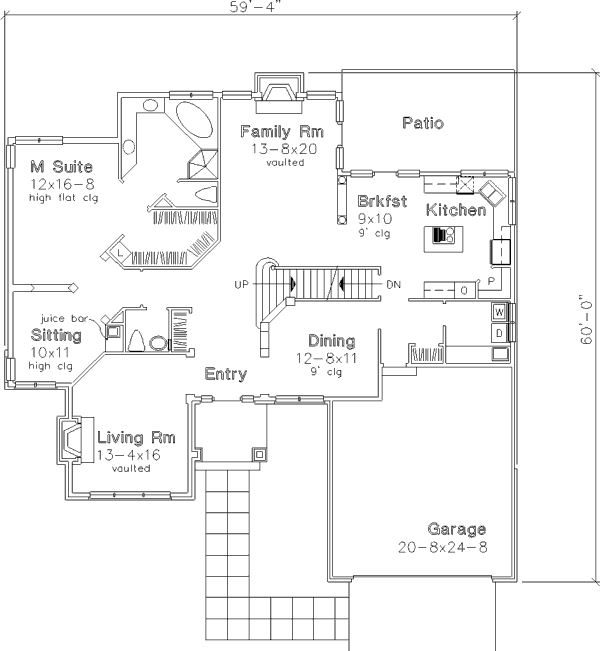 main floor house blueprint