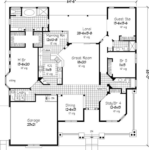 main floor house blueprint