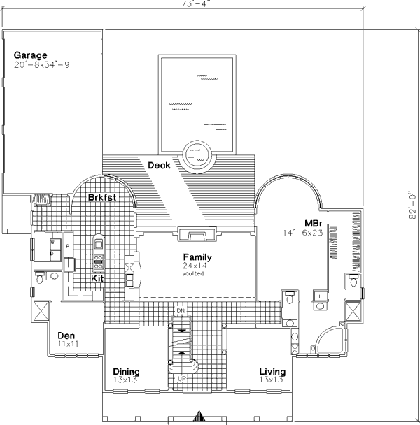 main floor house blueprint