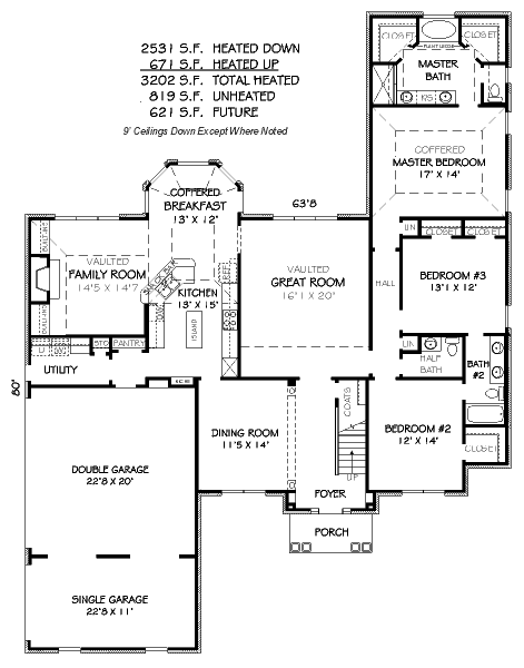 main floor house blueprint