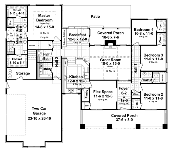 main floor house blueprint