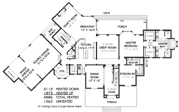 main floor house blueprint