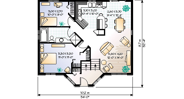 main floor house blueprint