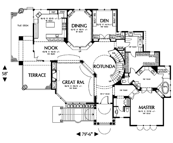 main floor house blueprint