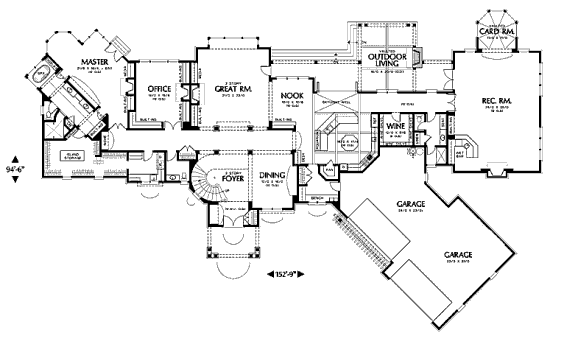 main floor house blueprint