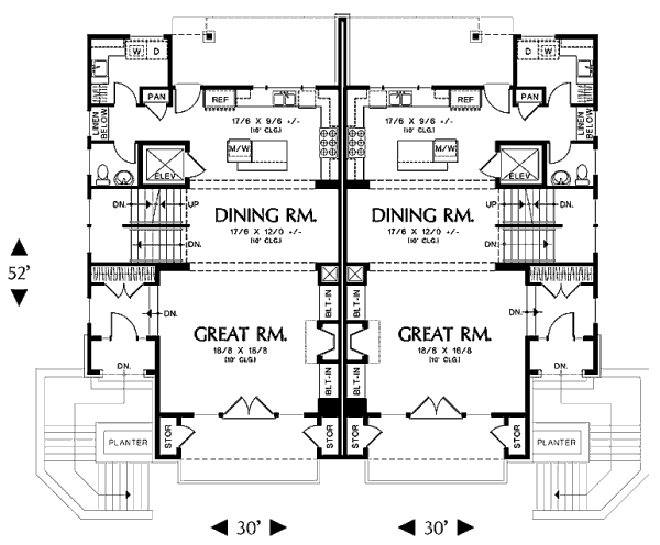 main floor house blueprint