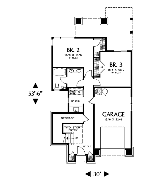 main floor house blueprint