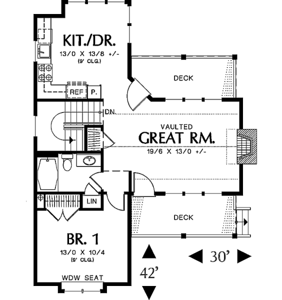 main floor house blueprint