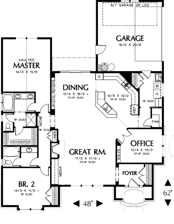 main floor house blueprint