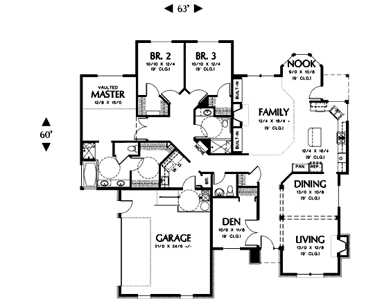 main floor house blueprint