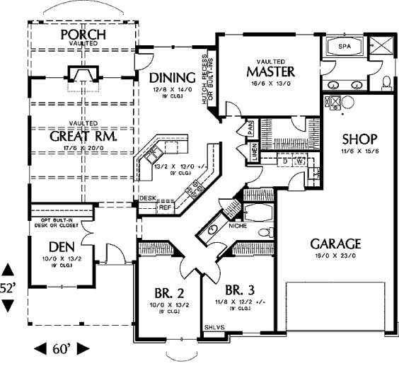 main floor house blueprint