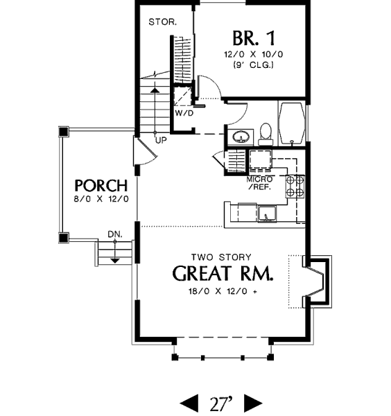 main floor house blueprint