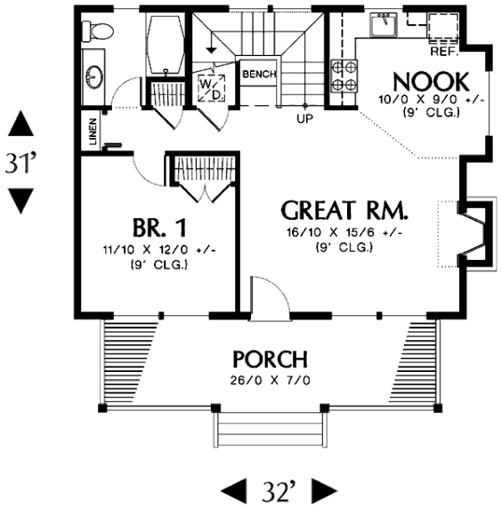 main floor house blueprint