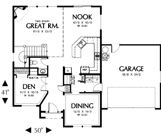 main floor house blueprint