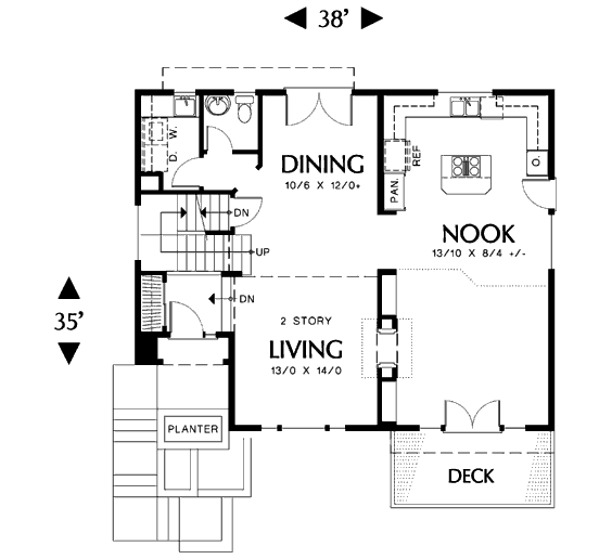 main floor house blueprint