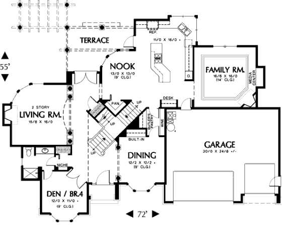 main floor house blueprint