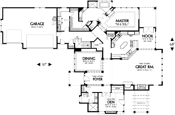 main floor house blueprint