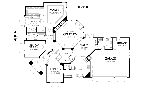 main floor house blueprint