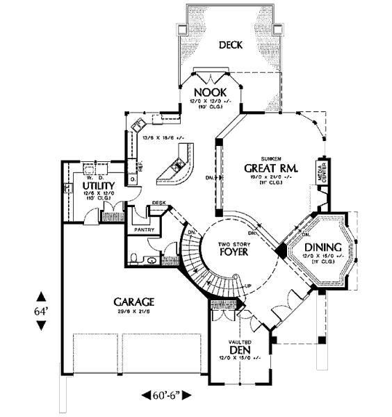 main floor house blueprint