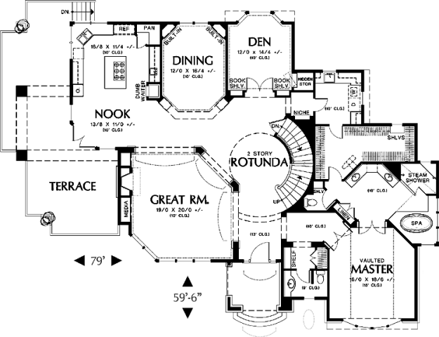 main floor house blueprint