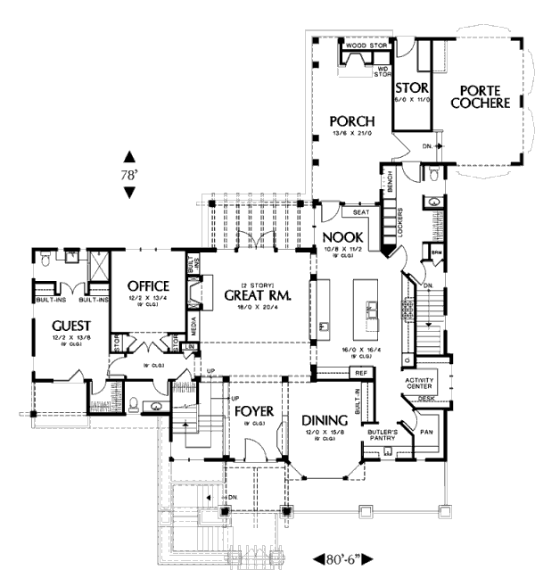 main floor house blueprint