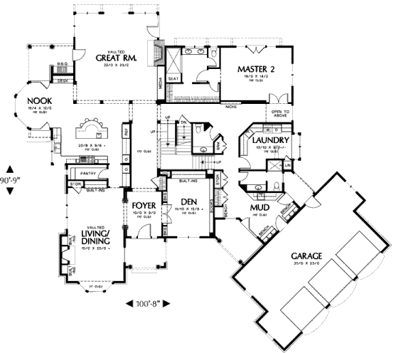 main floor house blueprint