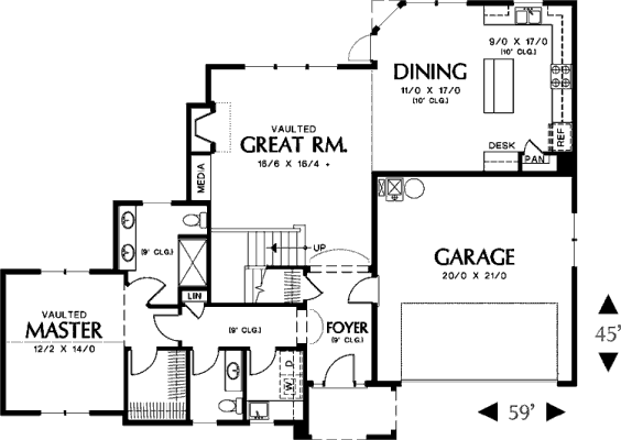 main floor house blueprint