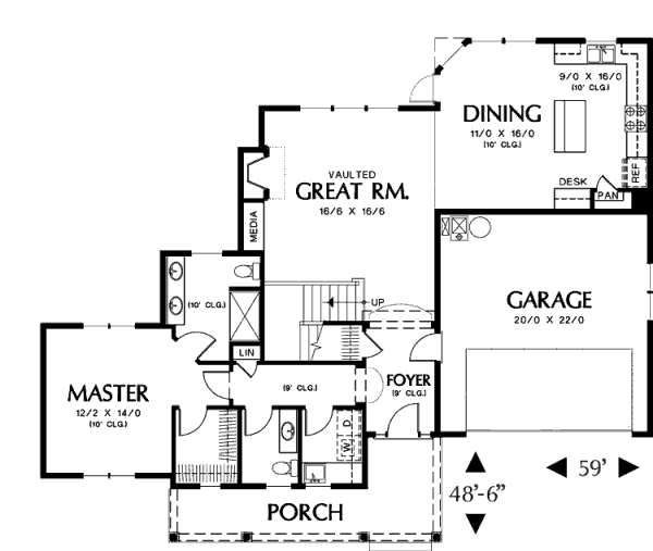 main floor house blueprint