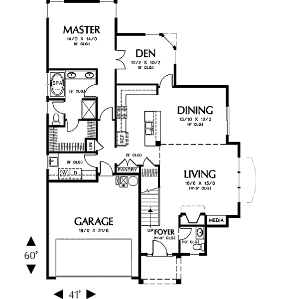 main floor house blueprint