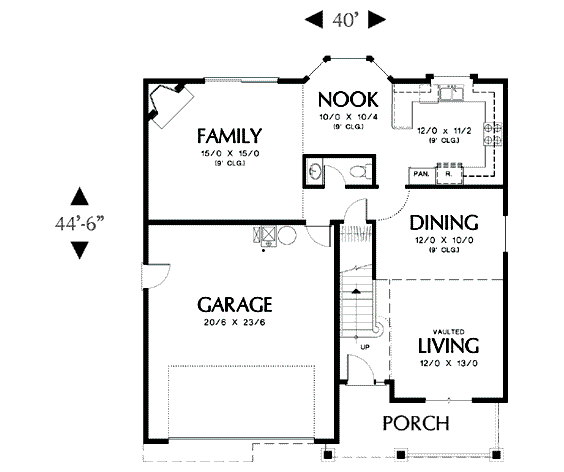 main floor house blueprint