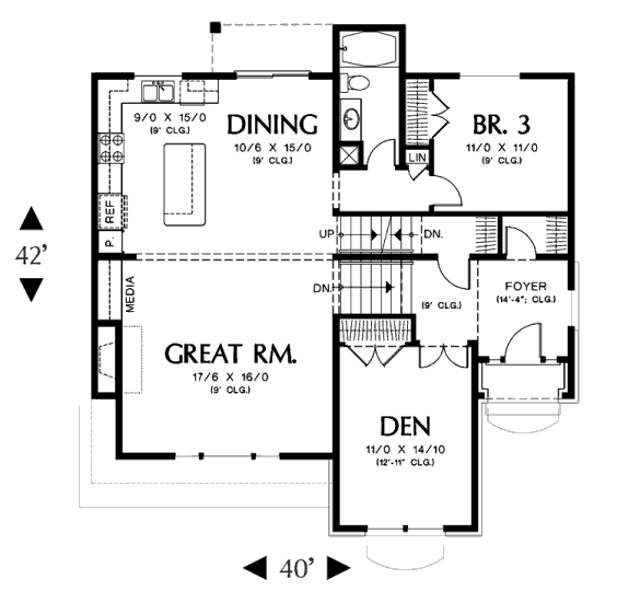 main floor house blueprint