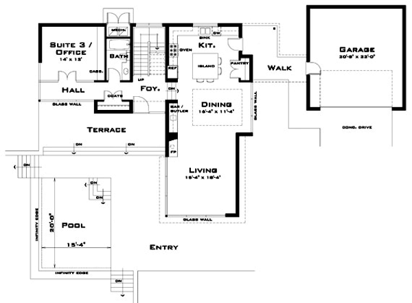 main floor house blueprint