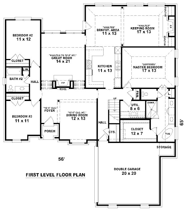 main floor house blueprint