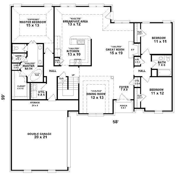 main floor house blueprint