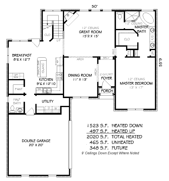 main floor house blueprint