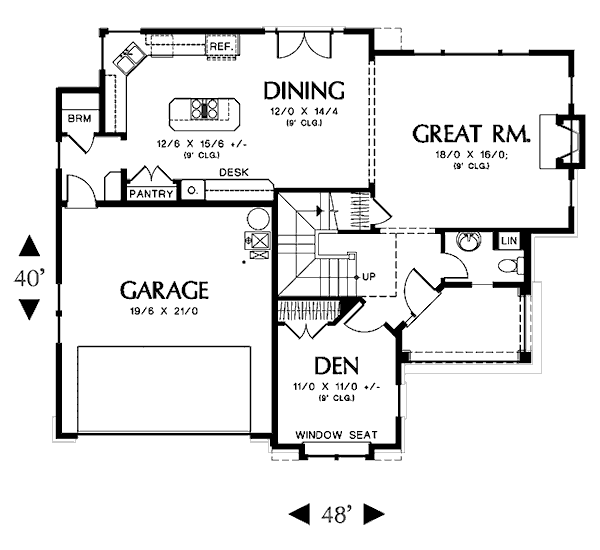 main floor house blueprint