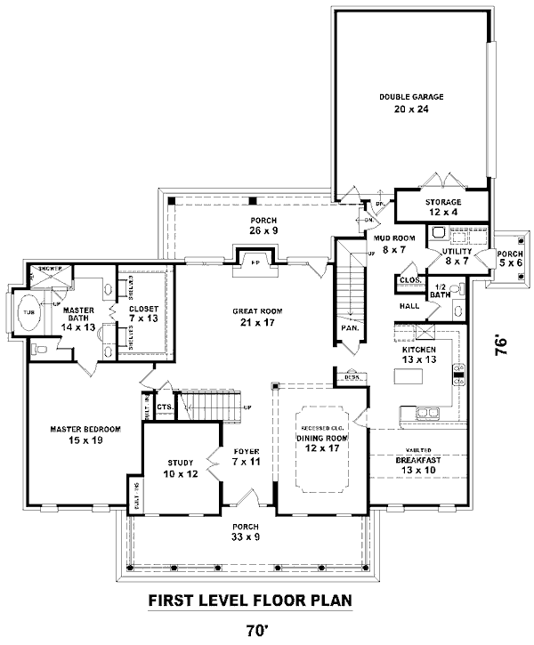 main floor house blueprint
